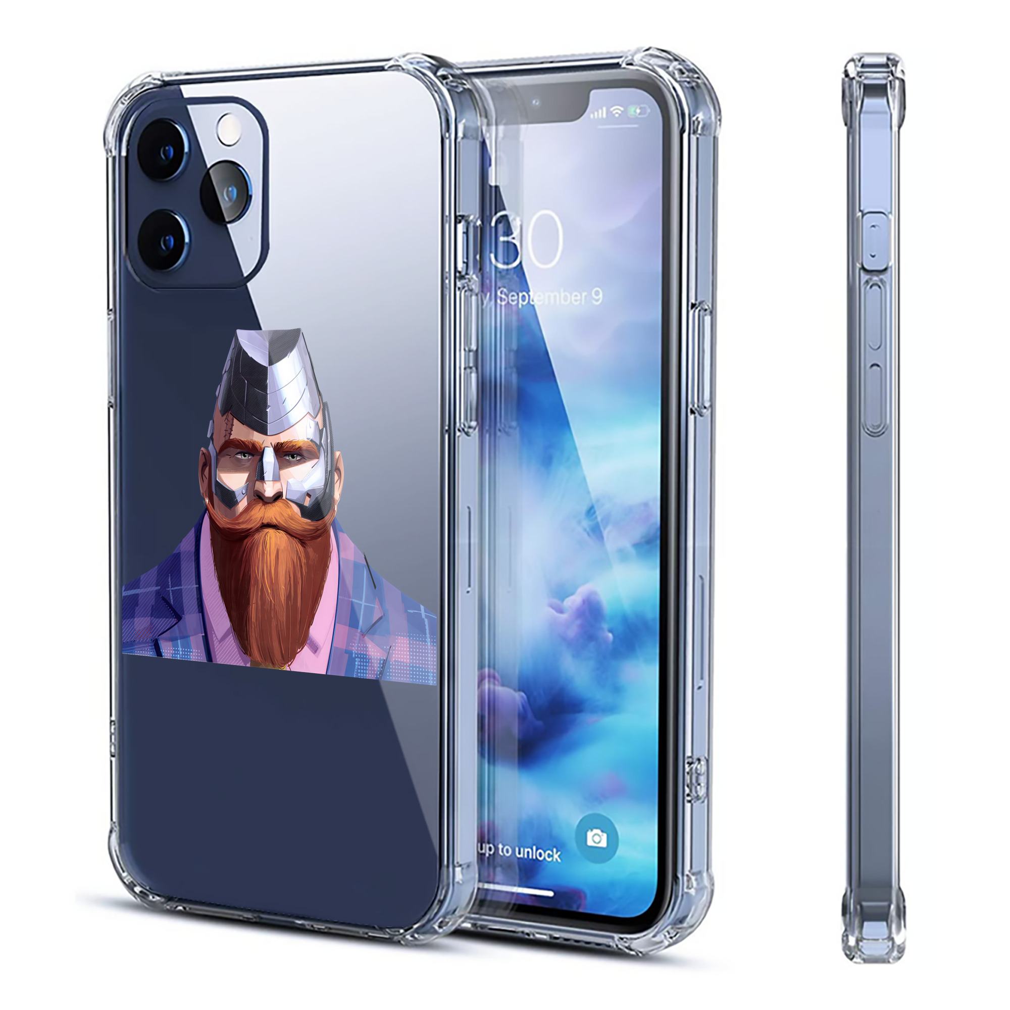 （画像用） Spider Man スパイダーマン 【iPhone 12シリーズ対応】透明スマホケース（クリアソフトケース）